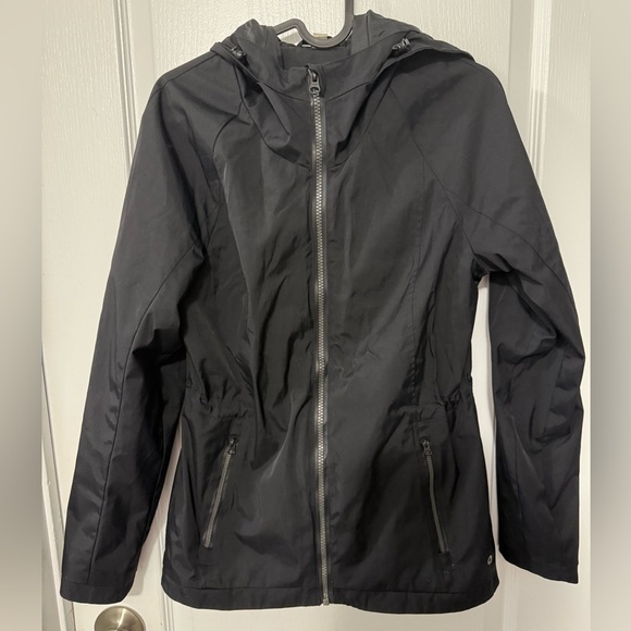 Hyba Jackets & Blazers - Women’s Hyba Black Waterproof Hooded Jacket- Small